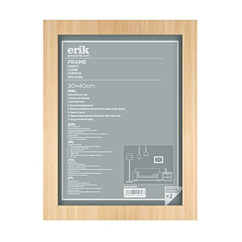 Decorative Picture Frame, 30 x 40 cm, Beech, 30 x 40 cm