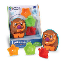Spike the Fine Motor Hedgehog Splashin Bath Friends, 4 Pieces, Ages 2+, Toddler Learning Toys, Baby Toys, Toddler Bathtub, Bath Toy, Pool Toys, Water