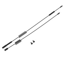 2 Pcs RC Car Decorative Antenna,Durable Metal RC Simulation Antenna RC Decoration Accessory Parts for Traxxas TRX-4 RC Crawler CarModel aircraft