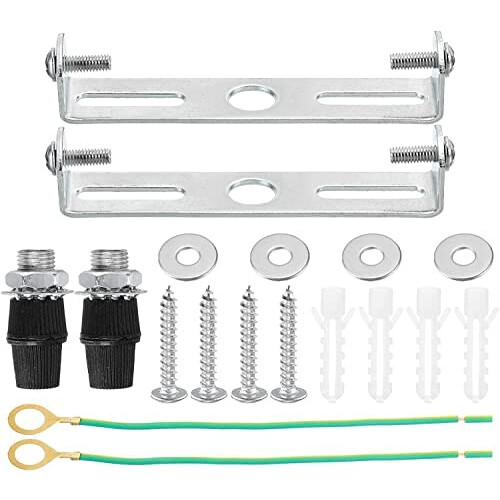 Light Fixing Ceiling Rose Strap Bracket Strap Brace Metal Plate with Accessories (95mm)