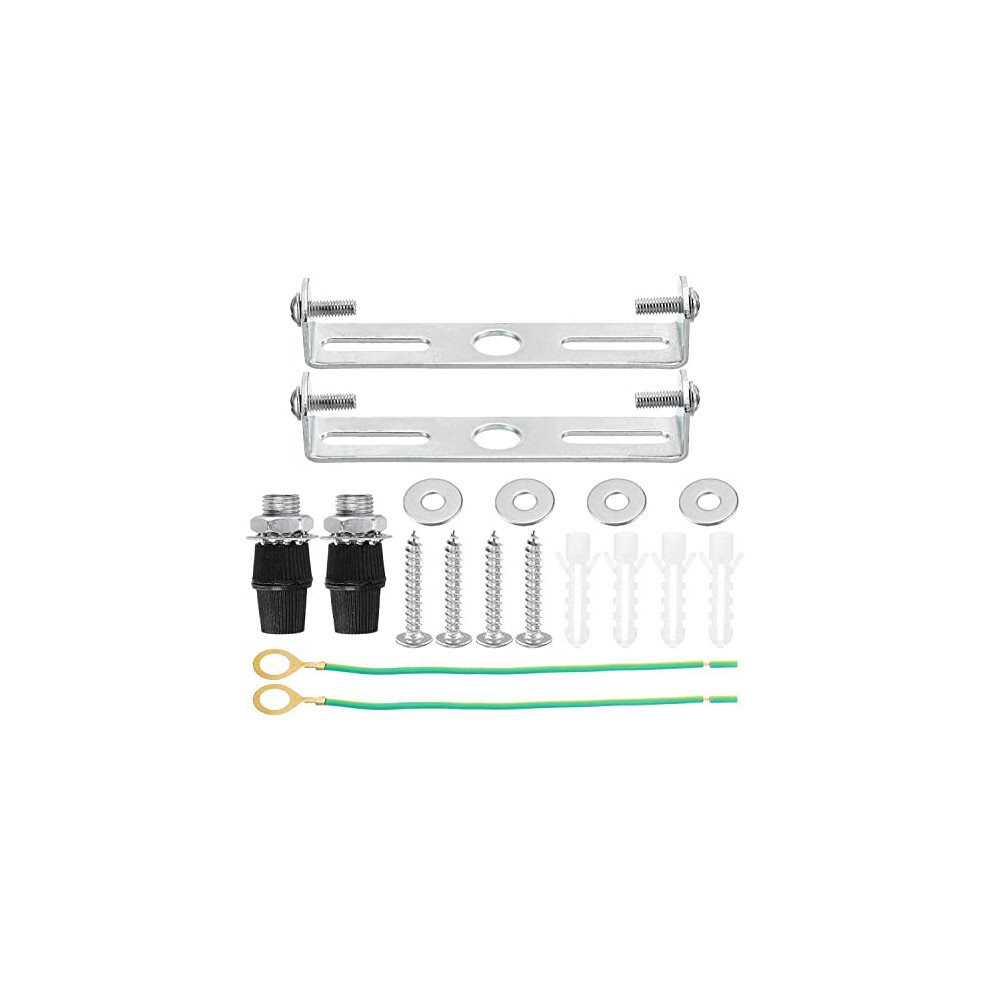Light Fixing Ceiling Rose Strap Bracket Strap Brace Metal Plate With Accessories (95Mm) 5060998960996