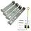 Light Fixing Ceiling Rose Strap Bracket Strap Brace Metal Plate with Accessories (95mm) 3