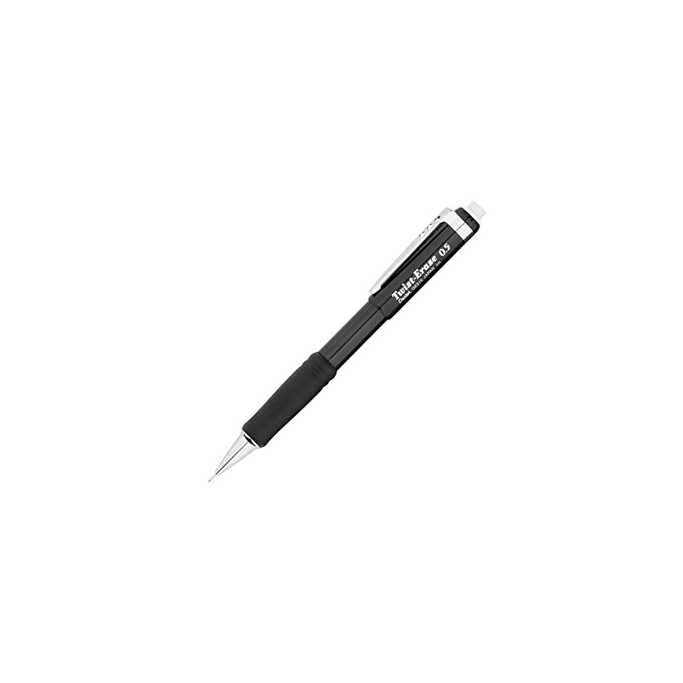 QE515A Twist-Erase III Mechanical Pencil, 0.5 mm, Black Barrel