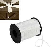 150 Yards/Roll White Braided Lift Shade Cord, 1 mm Blind Shade Cord Roman Blind Cord Blind Thin Cord Used to Repair Roman Blinds for Aluminum Blind