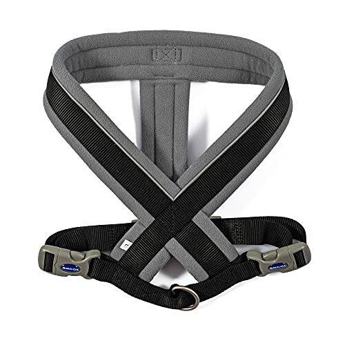 Ancol Viva Padded Harness Black L 52-71cm