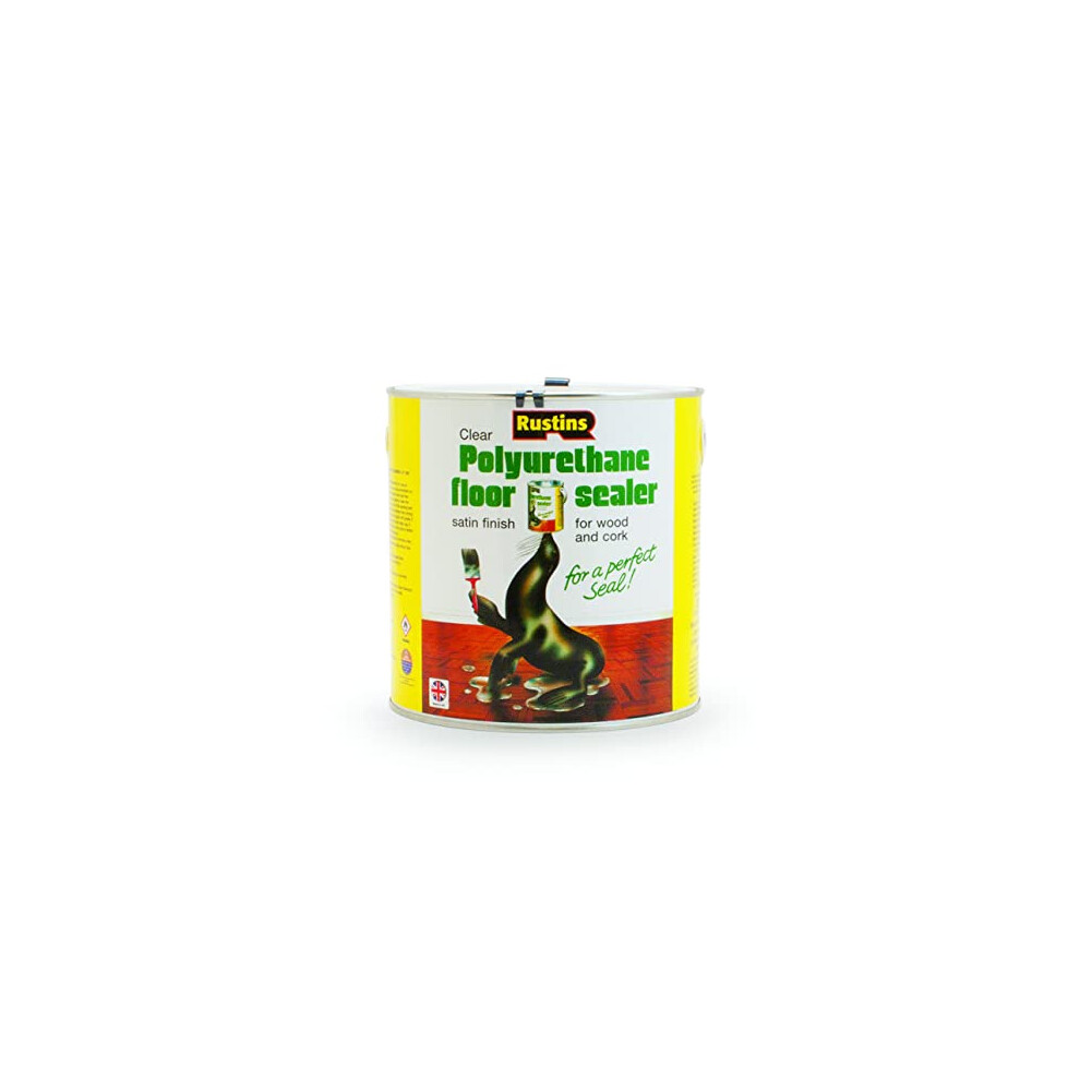 Rustins Polyurethane Floor Sealer Satin 2.5L