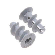 Drywall Anchors, Plasterboard Dowels 50 Pack 15mm x 23mm Nylon Plugs, Drywall Fasteners, Plaster Wall Plugs, Cavity Dowels, Plastc Fixings - Screw in