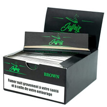 King size Slim | Unbleached Rolling Paper | Box of 50 booklets | Jeffriz