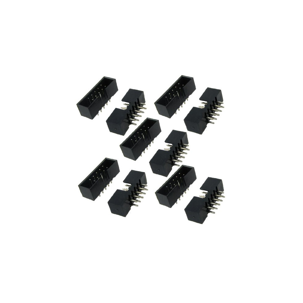 10 Pcs 2X5 Pin 2Mm Pitch Double Row Pcb Idc Headers 608641535716
