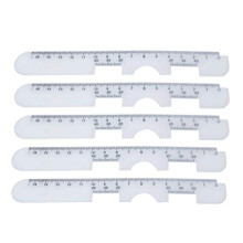 10Pcs Pupillary Distance Ruler Plastic Optical PD Ruler Pupil Distance Meter Eye Ophthalmic Tool