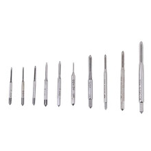 Machine Hand Tap Set, Akozon 10pcs Mini M1 to M3.5 Hand Tap Thread Wire Tapping Threading Taps