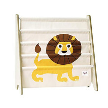 Book Rack – Kids Storage Shelf Organiser Baby Room Bookcase Furniture, Lion