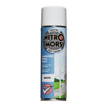 Hammered Finish Metal Paint - White 500ml Aerosol | Protection Against Rust and Corrosion | Superior Coverage |NOW500…