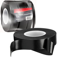Self Amalgamating Tape 3 Pack - 19mm X 5M Plumbing Tape, Rubber Tape Self Amalgamating Waterproof Tape, Pipe Insulation Tape, Repair Sealing Joints,