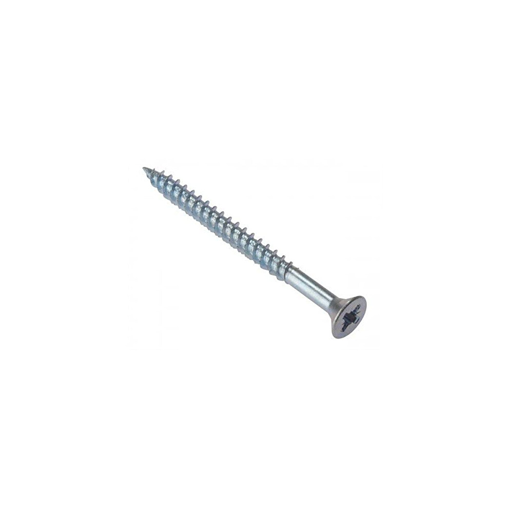 BH02488 (100 Pcs) Countersunk Hardened Twinthread All Purpose Cross Head Wood Screw, 8 x 1-1/4 Inch Bright Zinc Plated - Pack of 100 Pieces-image-OPC-PDVMRKC-NEW