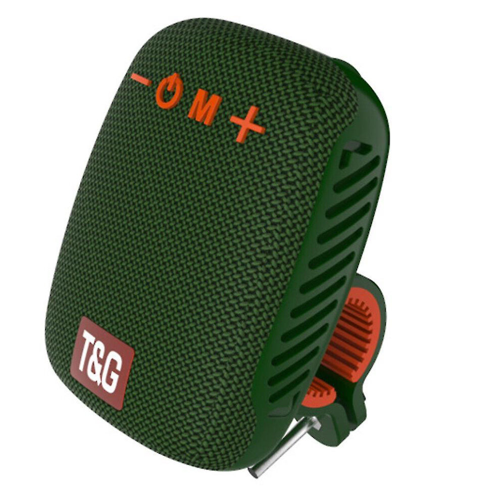 (Military ) Portable Bluetooth-Compatible Handlebar Speaker Waterproof Wireless Bike Cycling Speaker Green 5413367930777