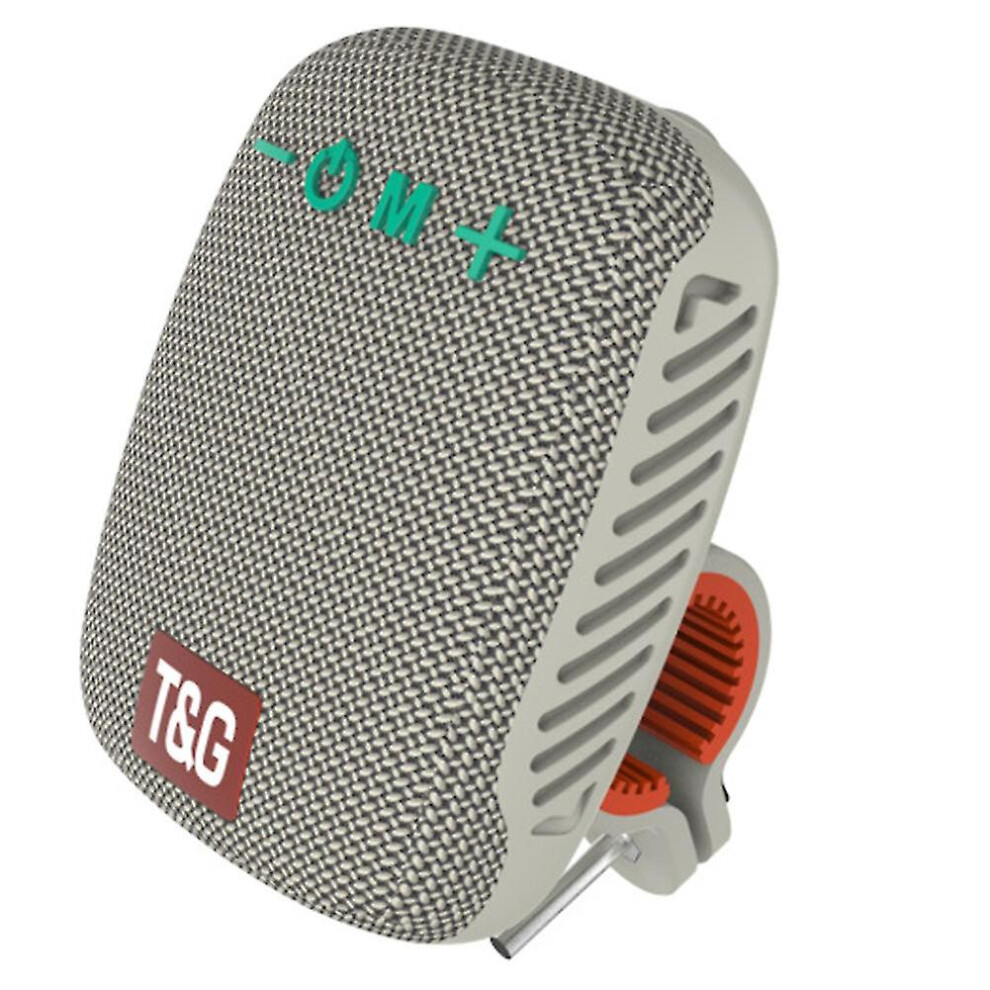 (Grey) Portable Bluetooth-Compatible Handlebar Speaker Waterproof Wireless Bike Cycling Speaker Grey 5413367930791