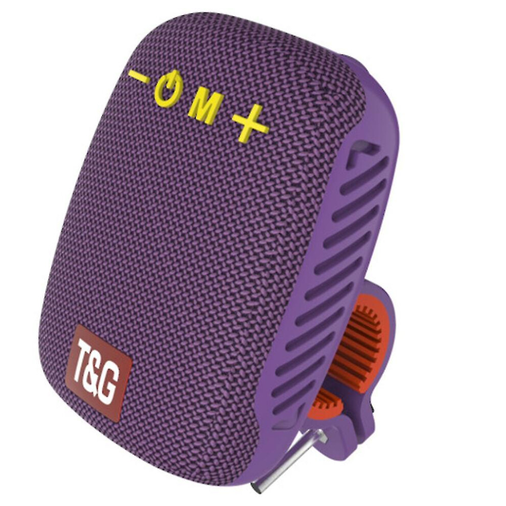(Purple) Portable Bluetooth-Compatible Handlebar Speaker Waterproof Wireless Bike Cycling Speaker Purple 5413367930814
