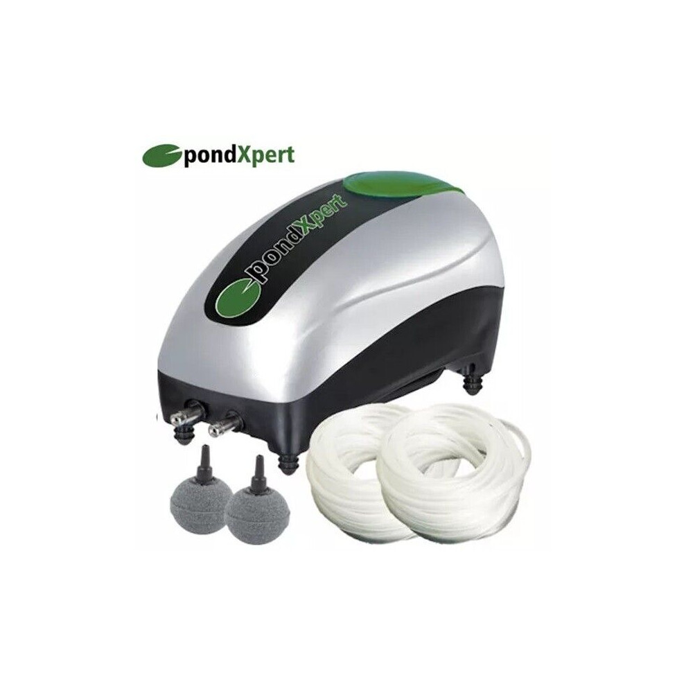 PondXpert Small Pond Air Pump and Hose/Stones 210L/h Fish Koi Ponds up to 1500L - Image 4