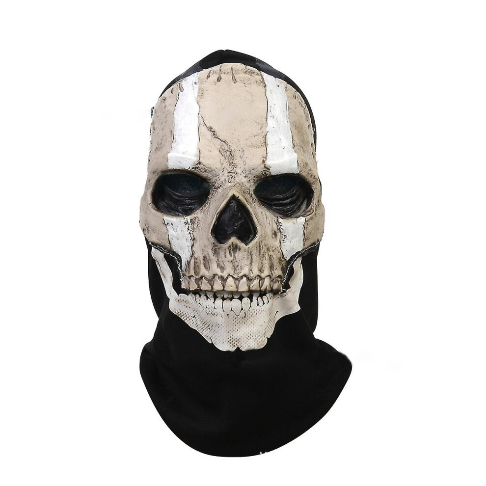 (Style D) Unisex Call Of Duty Ghost Skull Full Face Skeleton Scary Mask Outdoor Sport War Game Halloween Cosplay Latex-image-OPC-PDVMYJP-NEW