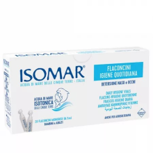 Nose and eye drops with isotonic seawater, + 6 months, 20 x 5 ml,