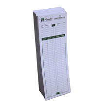 Henselite Bowls Score Cards – Pack of 100, Sectioned, Paper with Logo & Numbers