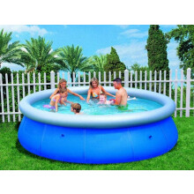 Set Round Inflatable Family Swimming Paddling Pool Garden Outdoor