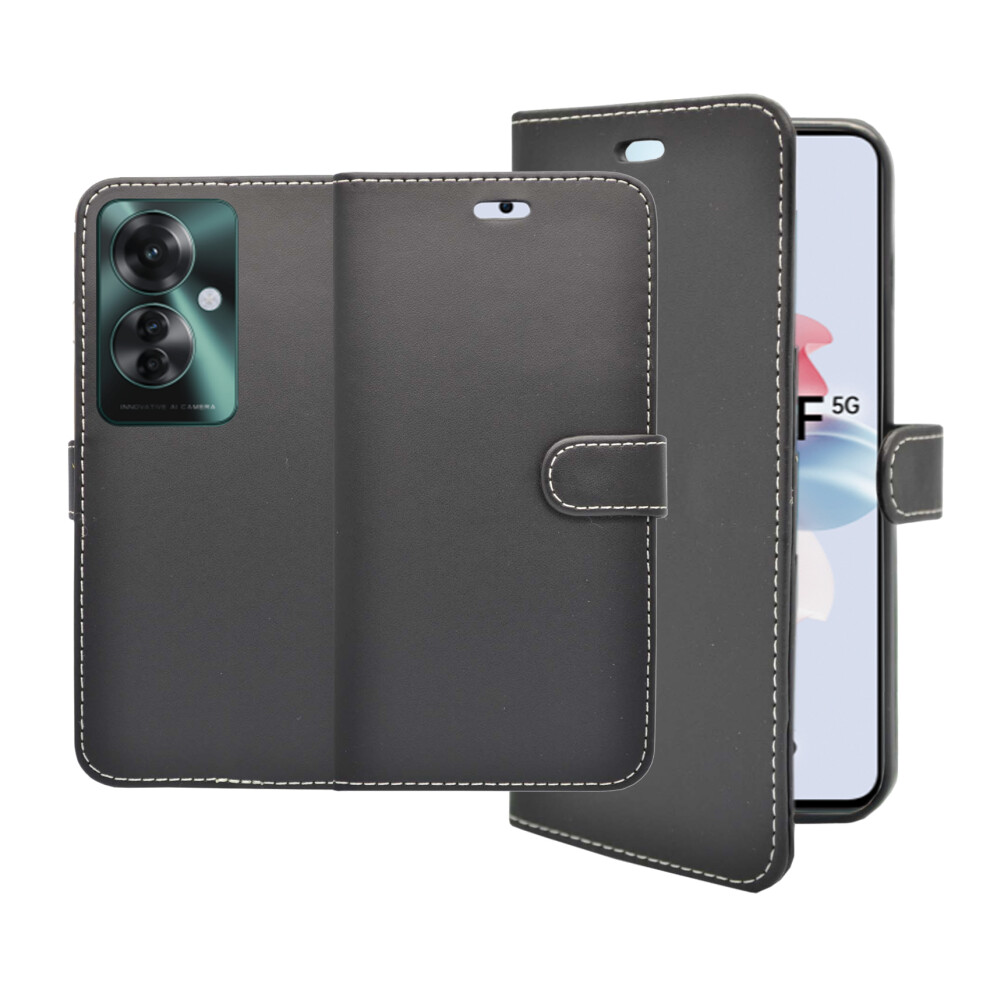 black--case-for-oppo-reno-11f-wallet-flip-pu-leather-cover