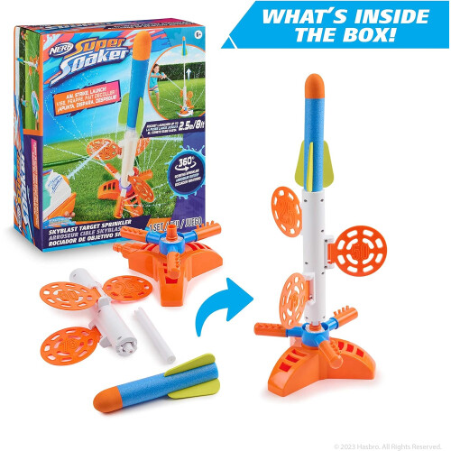 Super Soaker SkyBlast Target Sprinkler for Kids Outdoor Play 2