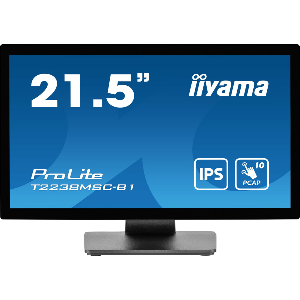 Iiyama Schwarz Kassensystem, T2238msc-B1/21,5 Projective Capacitive - Bild 6