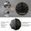 (Black) 10 Ribs Windproof Automatic Folding Umbrella 6