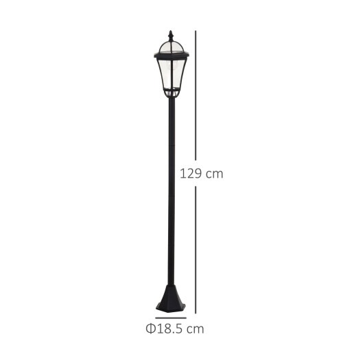 Outsunny Outsunny 2 PCS LED Garden Lights Lamp Solar Powered Lantern Auto Switch Patio 1