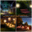 Outsunny Outsunny 2 PCS LED Garden Lights Lamp Solar Powered Lantern Auto Switch Patio 7