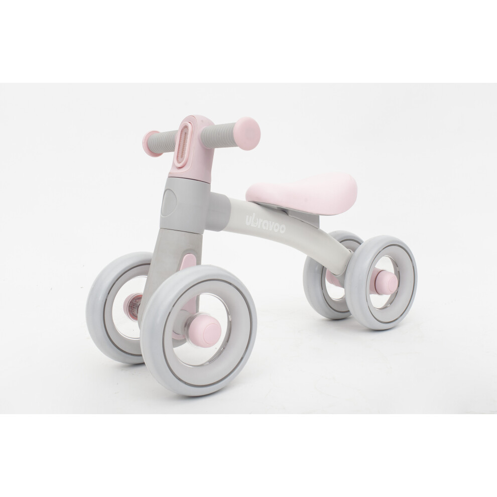 (Pink) UBRAVOO Baby Balance Bike for 1 Year old