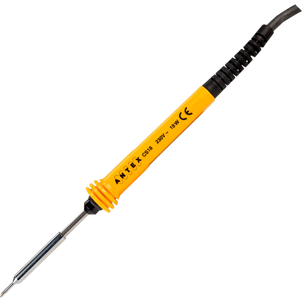 Antex S4824H8 CS18W 230V Lead Free Soldering Iron With PVC Cable and 13A Plug