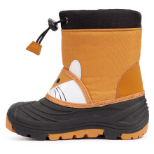 (7, Tan) Trespass Kids Snow Boot Insulated Lined Koda