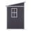 Living And Home 6*4ft Outdoor Plastic Garden Storage Shed 7