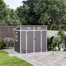 6*4ft Outdoor Plastic Garden Storage Shed