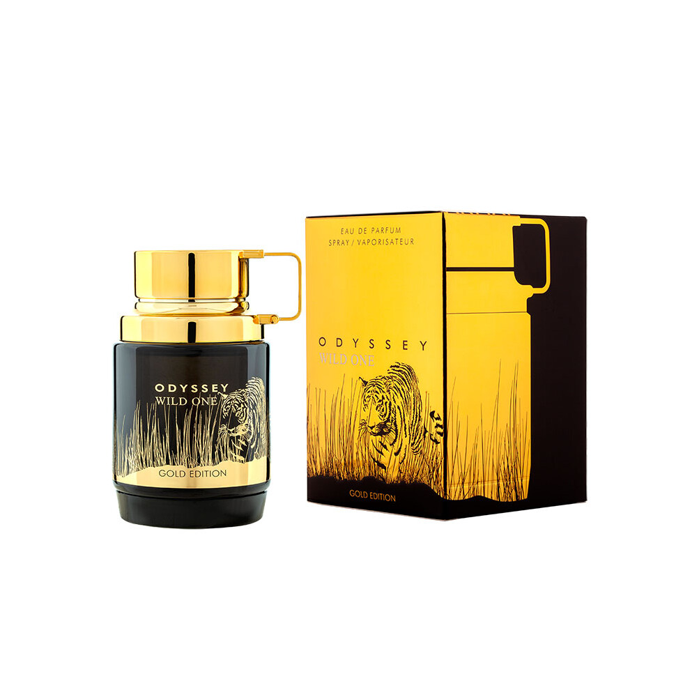 Armaf Odyssey Wild One Edition For Men Eau De Parfum Spray 3.4 Ounce Gold