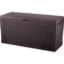 (Brown) Storage Box 270L Outdoor COMFY Keter