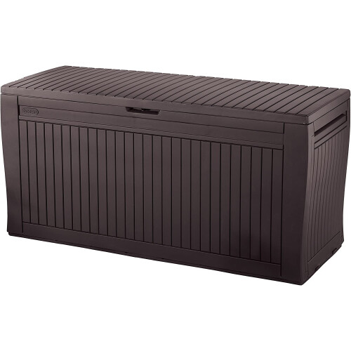 (Brown) Storage Box 270L Outdoor COMFY Keter