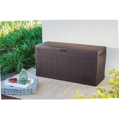 (Brown) Storage Box 270L Outdoor COMFY Keter 2
