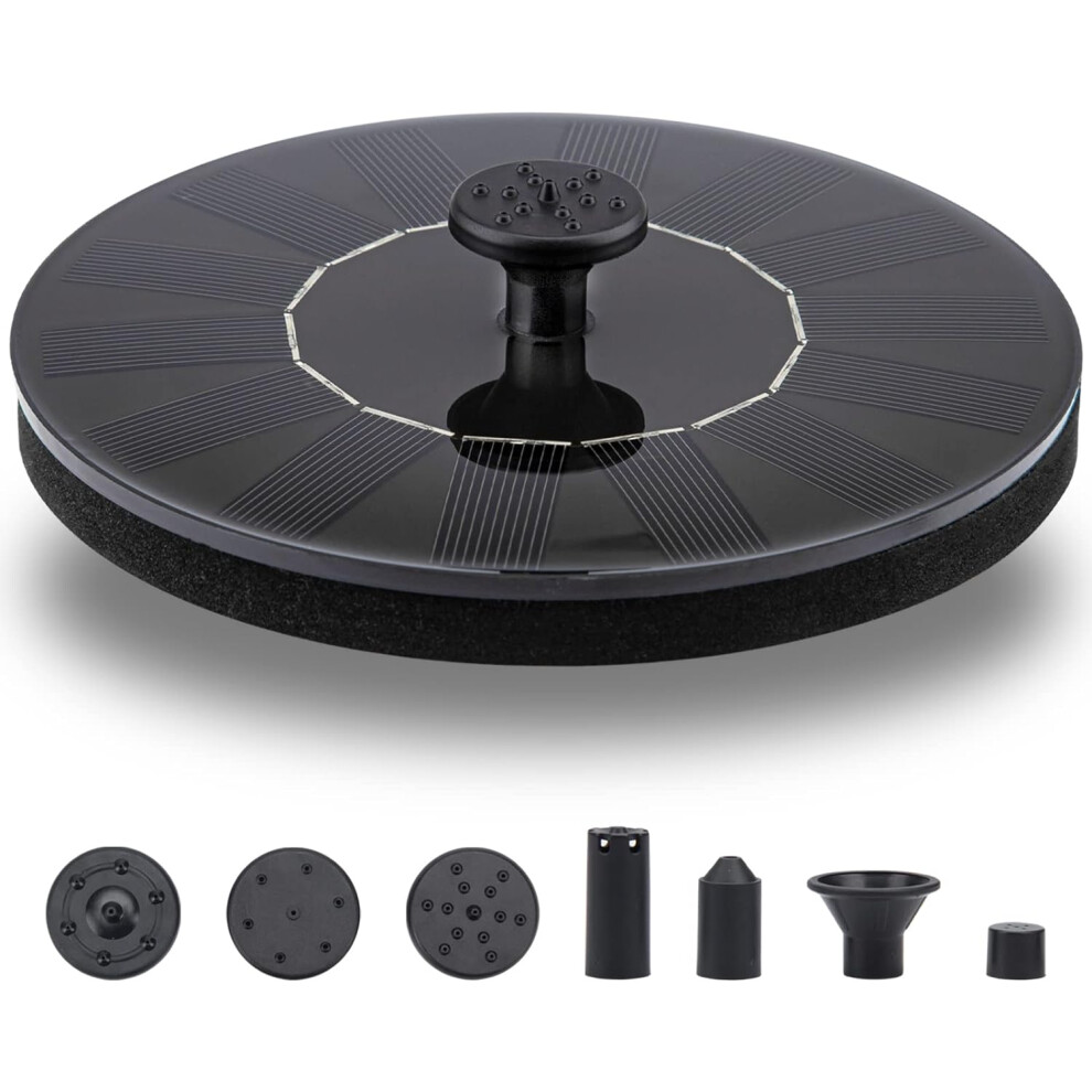STOYOTU Solar Fountain Pump Solar Water Fountain Panel Kit for Bird Bath,Small Pond,Garden and Lawn