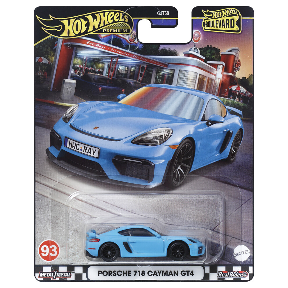 Hot Wheels Premier Boulevard (2024) - Porsche 718 Cayman GT4 - #93