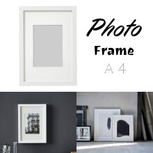 Photo Frame Gift Hanging White Ribba Picture Home Office Standing A4