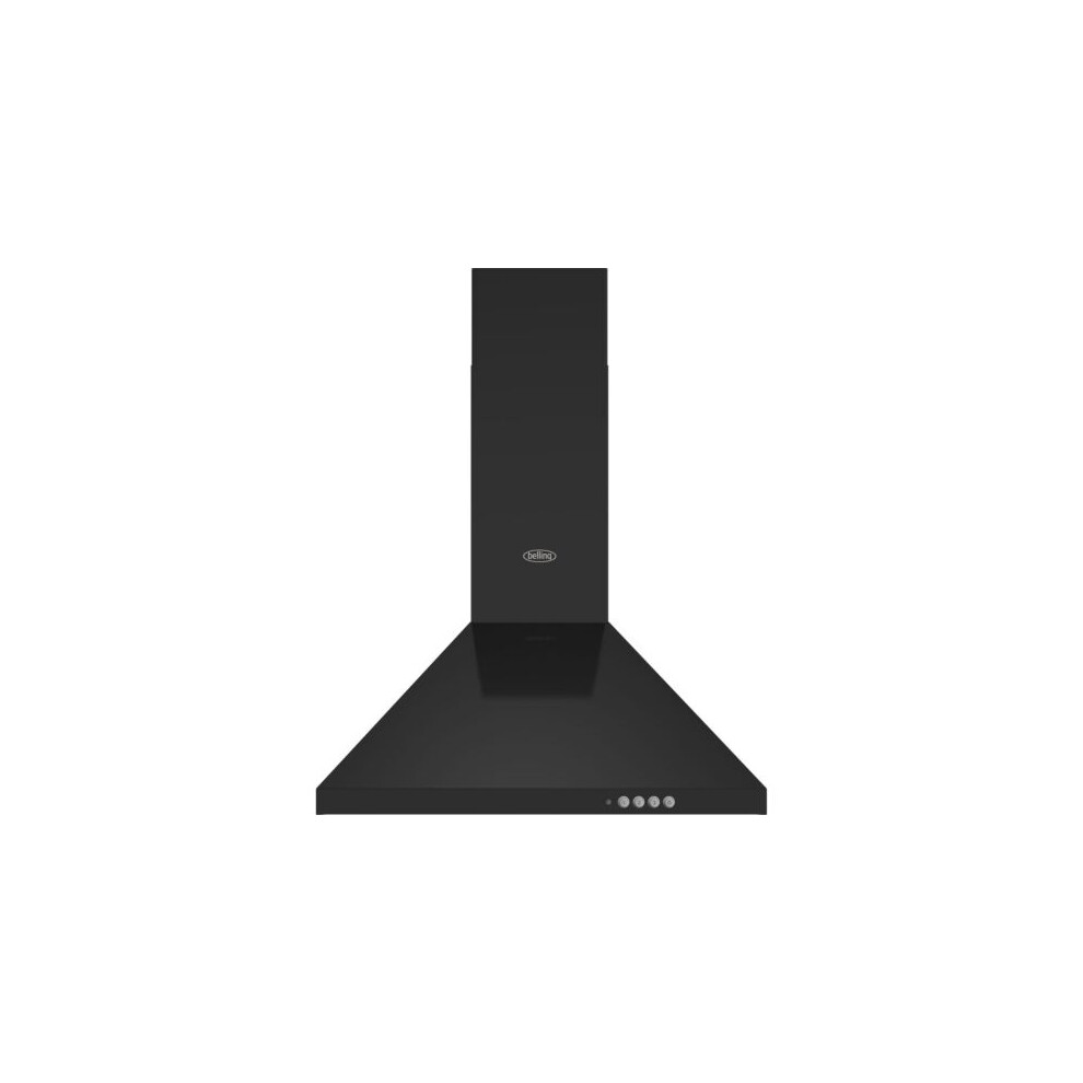 Belling BEL CHIM 603PYR BLK Built In 60cm 3 Speeds Chimney Cooker Hood Black C