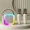 (Pink with 2Mic) K12 Bluetooth Wireless Portable Speaker Multi-function Karaoke with 1-2 Microphone Small Home Ktv Music Player 3