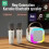 (Pink with 2Mic) K12 Bluetooth Wireless Portable Speaker Multi-function Karaoke with 1-2 Microphone Small Home Ktv Music Player 4