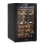 Dellonda Baridi 52 Bottle Dual Zone Wine Cooler, Fridge, Touch Screen Controls, LED - Black - DH236 1