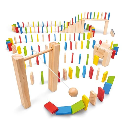 Tobar 435 Wooden Domino Race, Mixed, Medium